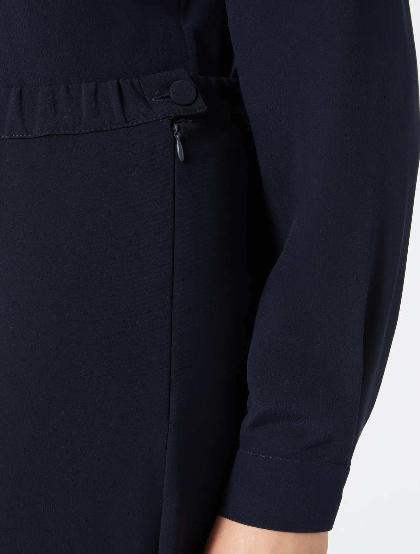 Marina Rinaldi Pantalon cigarette en triacétate BLEUNUIT Online