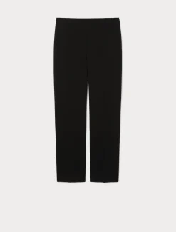 Marina Rinaldi Pantalon cigarette en triacétate NOIR Online