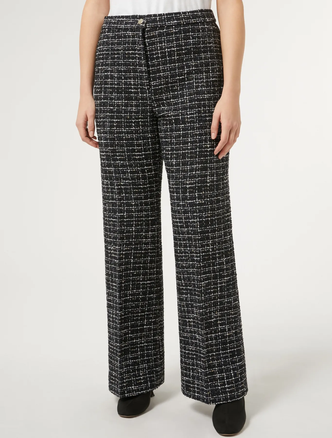 Marina Rinaldi Pantalon effet bouclé BLEUNUIT Discount