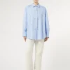 Marina Rinaldi Pantalon en bull de coton IVOIRE Hot