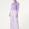 Marina Rinaldi Pantalon en bull de coton LILAS Clearance