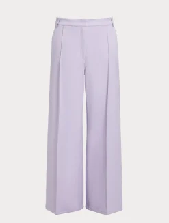 Marina Rinaldi Pantalon en bull de coton LILAS Clearance