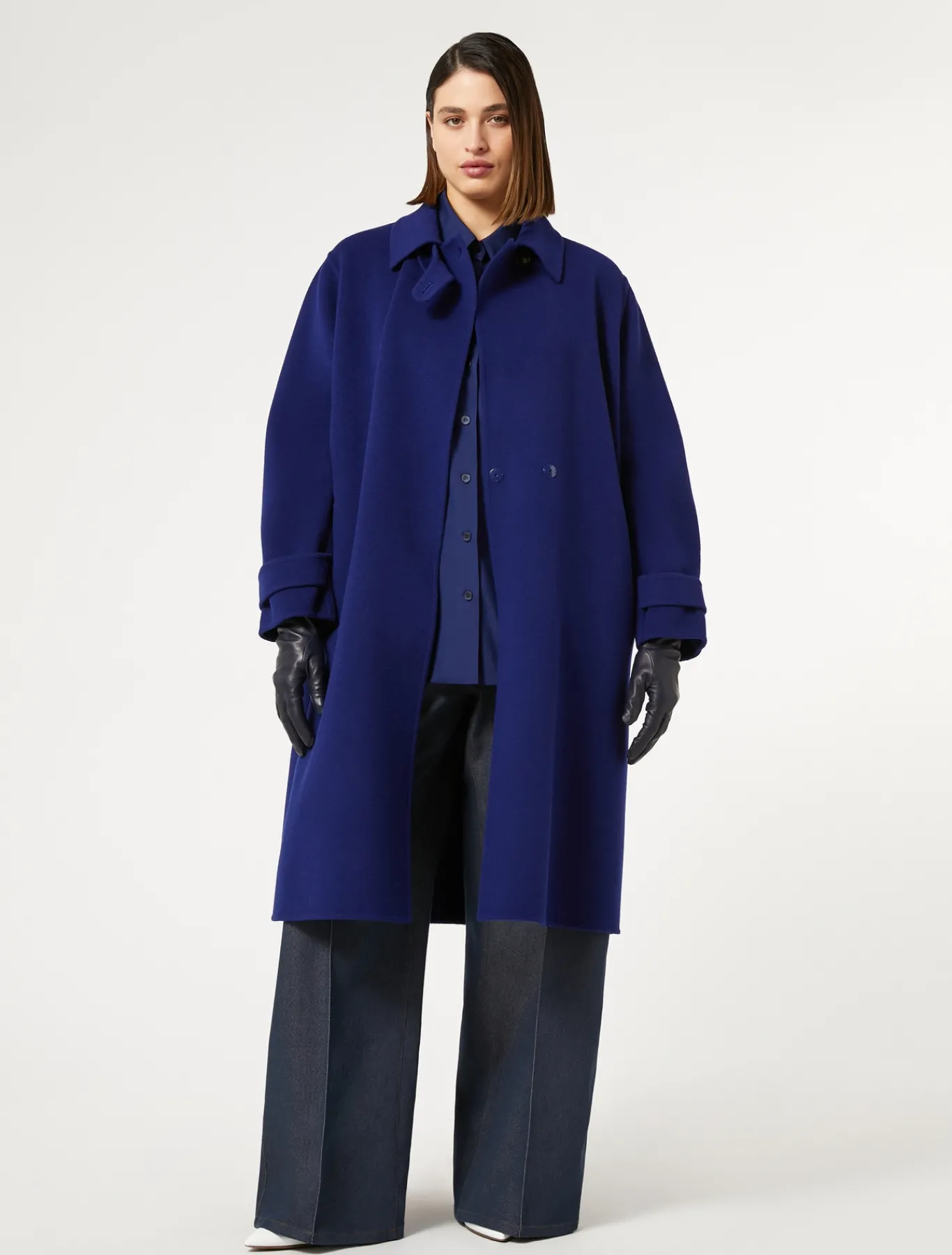 Marina Rinaldi Pantalon en bull de coton BLEUJEANS Hot