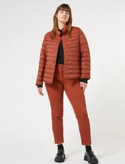Marina Rinaldi Pantalon en bull de coton stretch TERRECUITE Sale