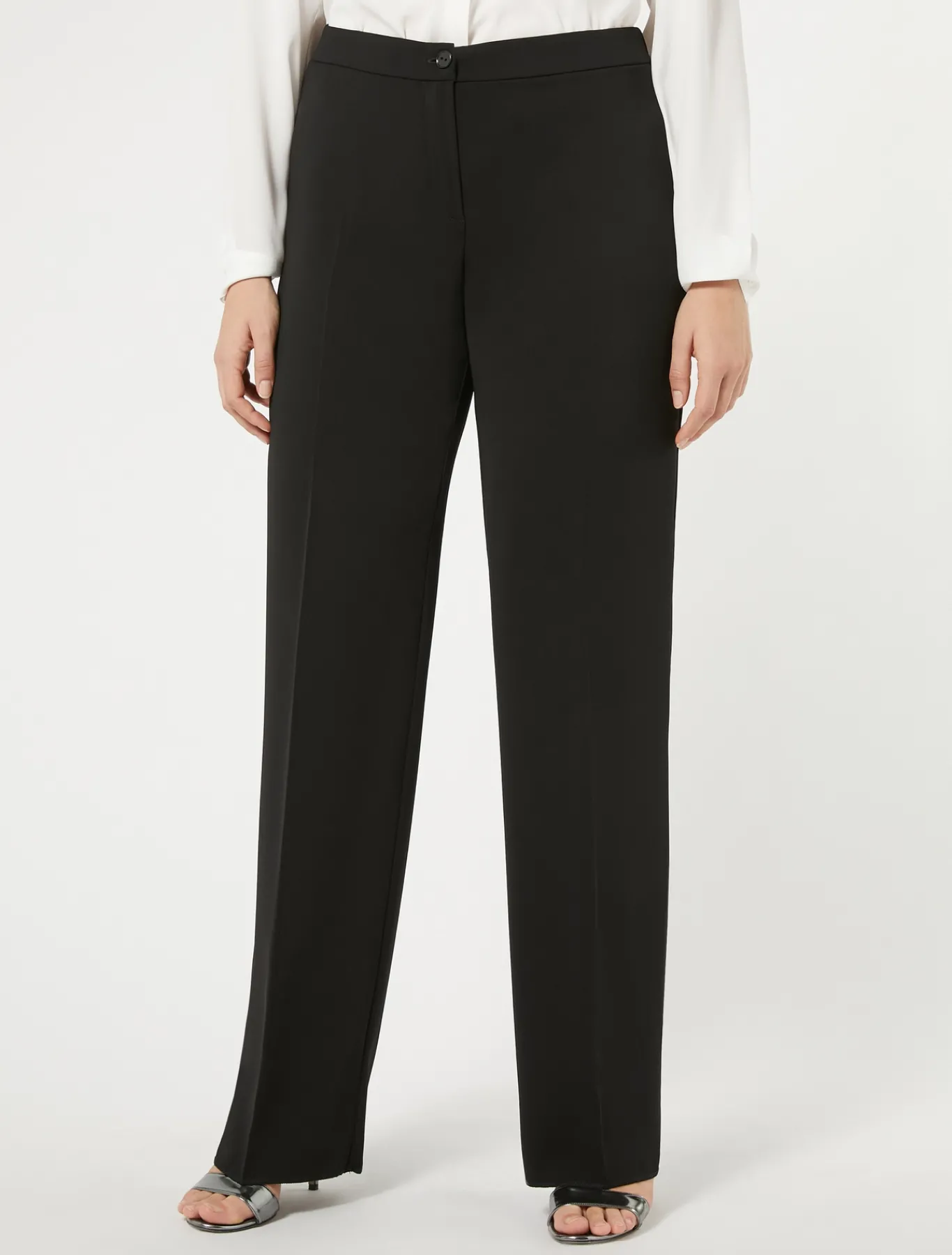 Marina Rinaldi Pantalon en cady fluide NOIR Sale