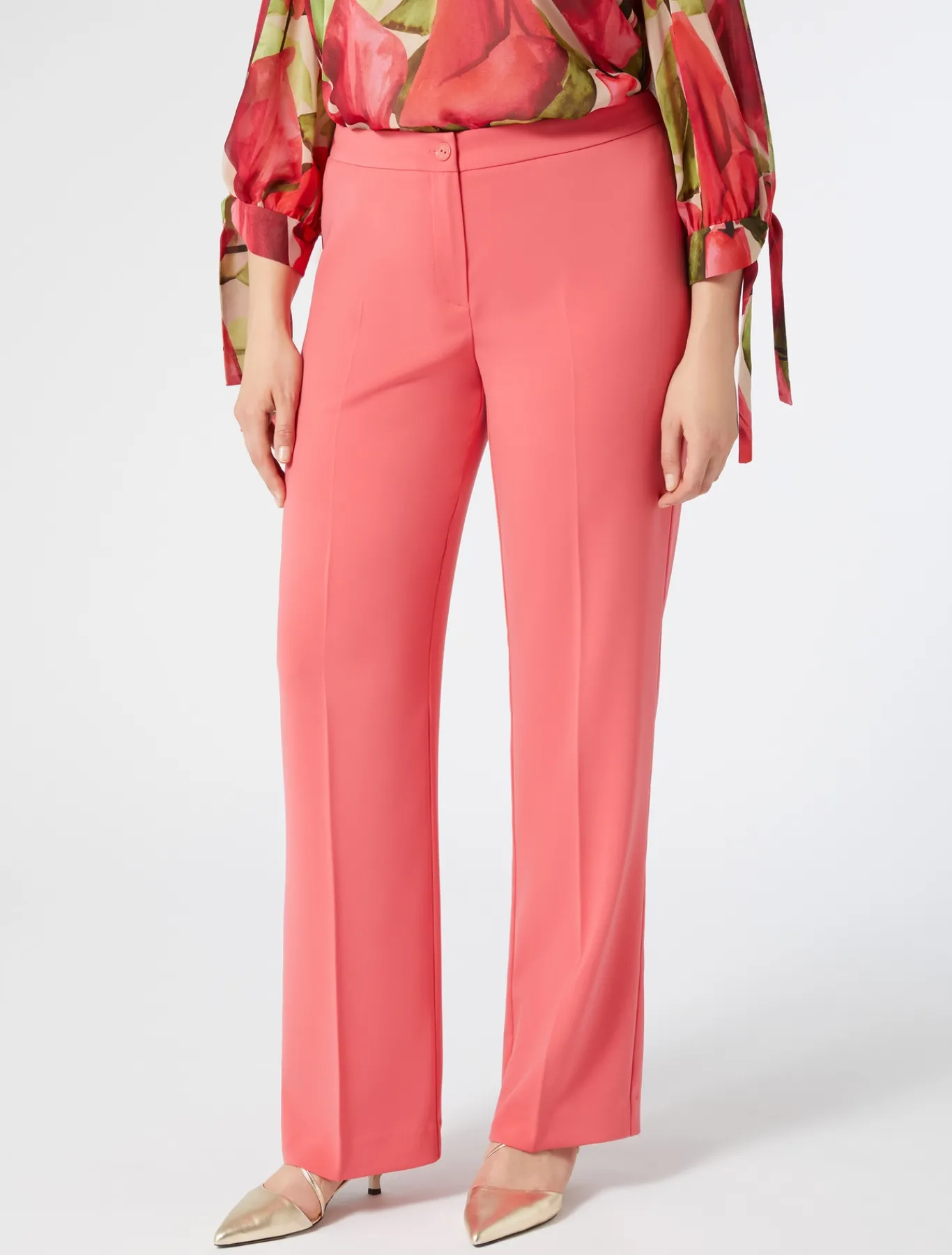 Marina Rinaldi Pantalon en cady fluide CORAIL Discount