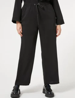 Marina Rinaldi Pantalon en cady fluide NOIR Clearance