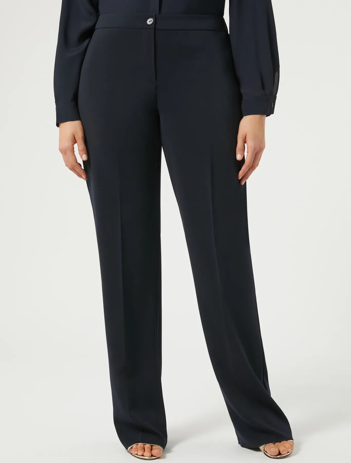 Marina Rinaldi Pantalon en cady fluide BLEUMARINE Clearance