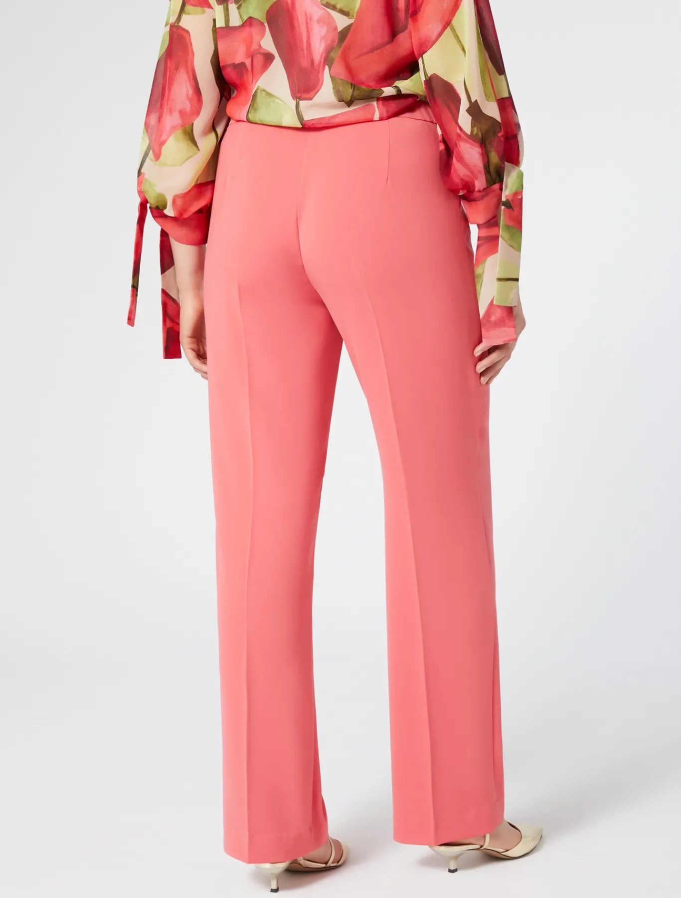 Marina Rinaldi Pantalon en cady fluide CORAIL Discount