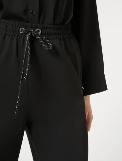 Marina Rinaldi Pantalon en cady fluide NOIR Clearance