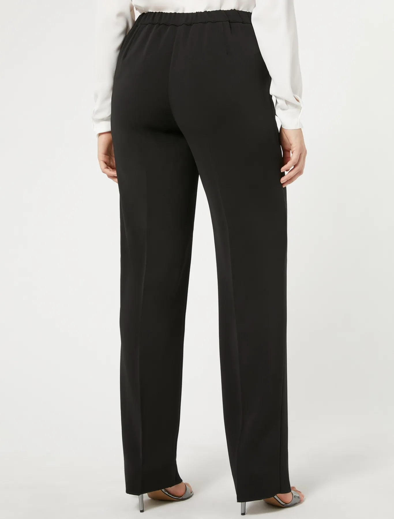 Marina Rinaldi Pantalon en cady fluide NOIR Sale