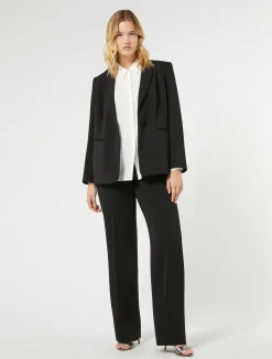 Marina Rinaldi Pantalon en cady fluide NOIR Sale