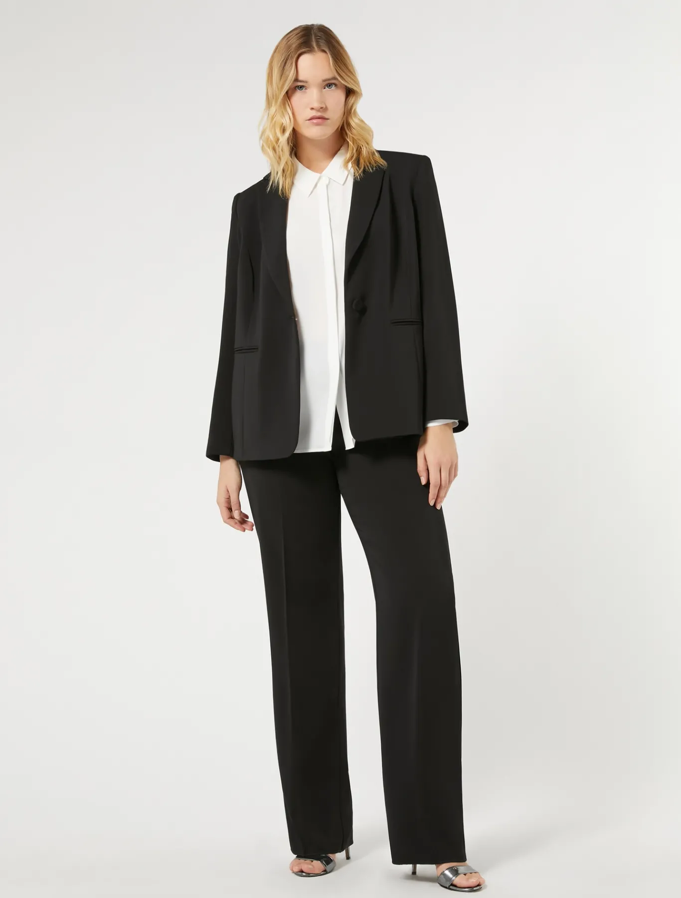 Marina Rinaldi Pantalon en cady fluide NOIR Sale