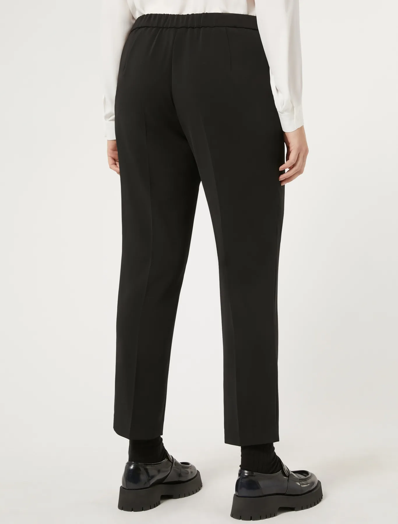 Marina Rinaldi Pantalon en cady stretch NOIR Outlet