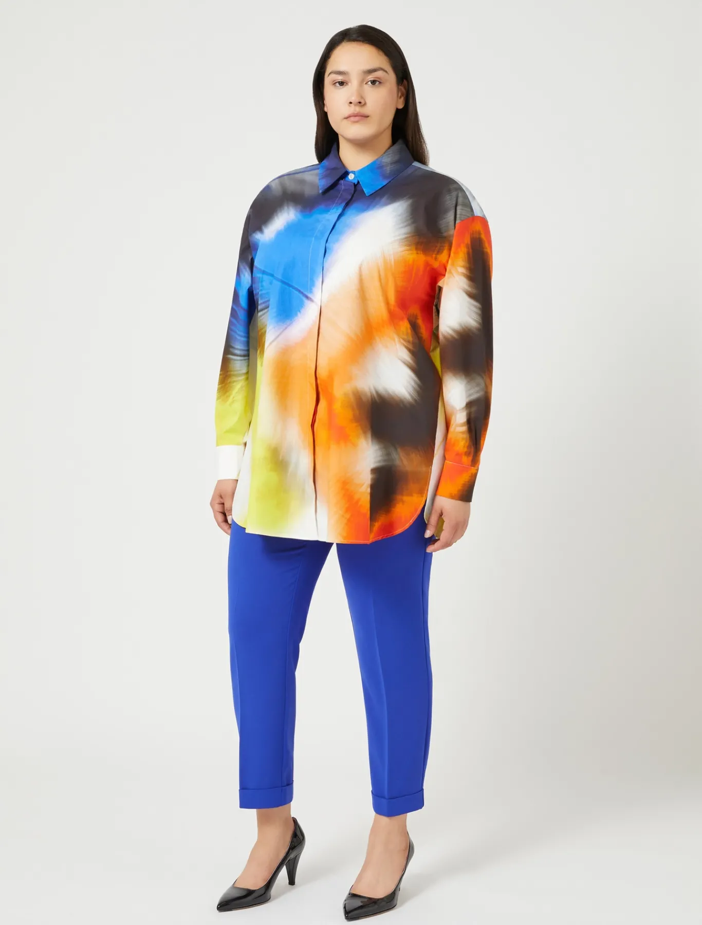 Marina Rinaldi Pantalon en cady triacétate BLEUVIOLET New