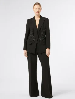 Marina Rinaldi Pantalon en cady triacétate NOIR New