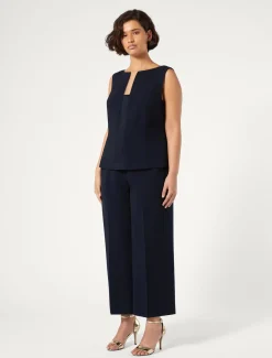 Marina Rinaldi Pantalon en cady triacétate BLEUNUIT New