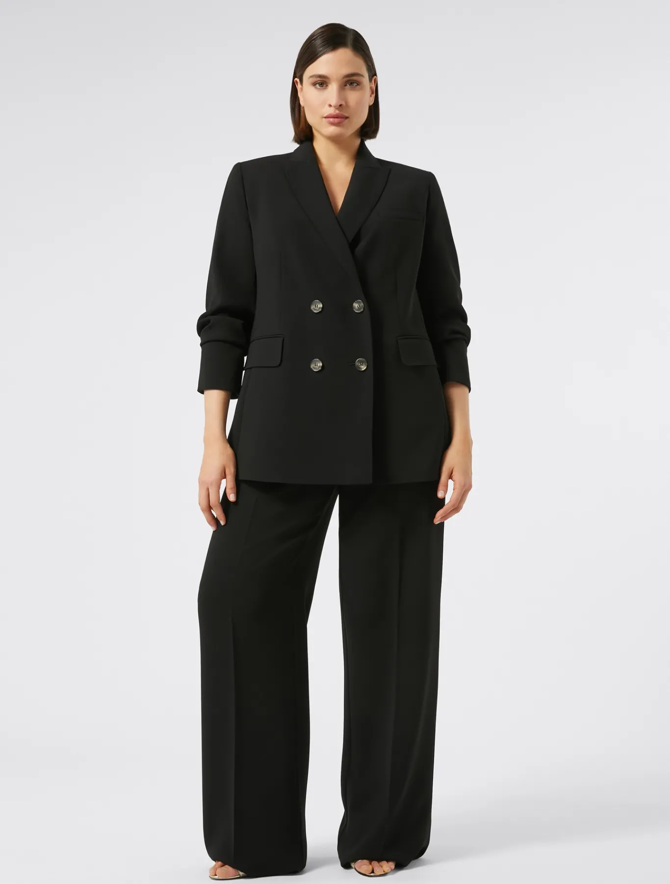 Marina Rinaldi Pantalon en cady triacétate NOIR Best