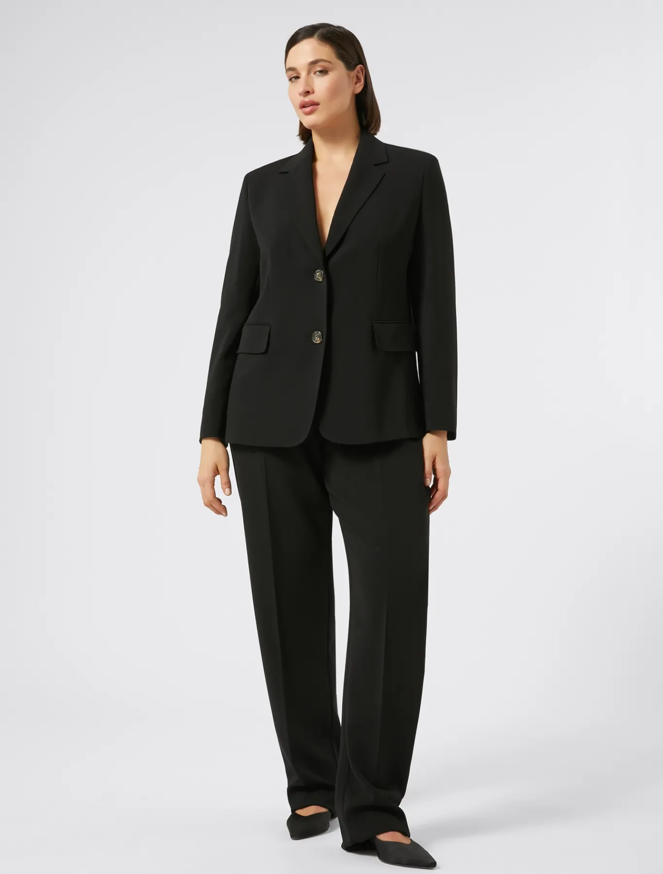 Marina Rinaldi Pantalon en cady triacétate NOIR Best