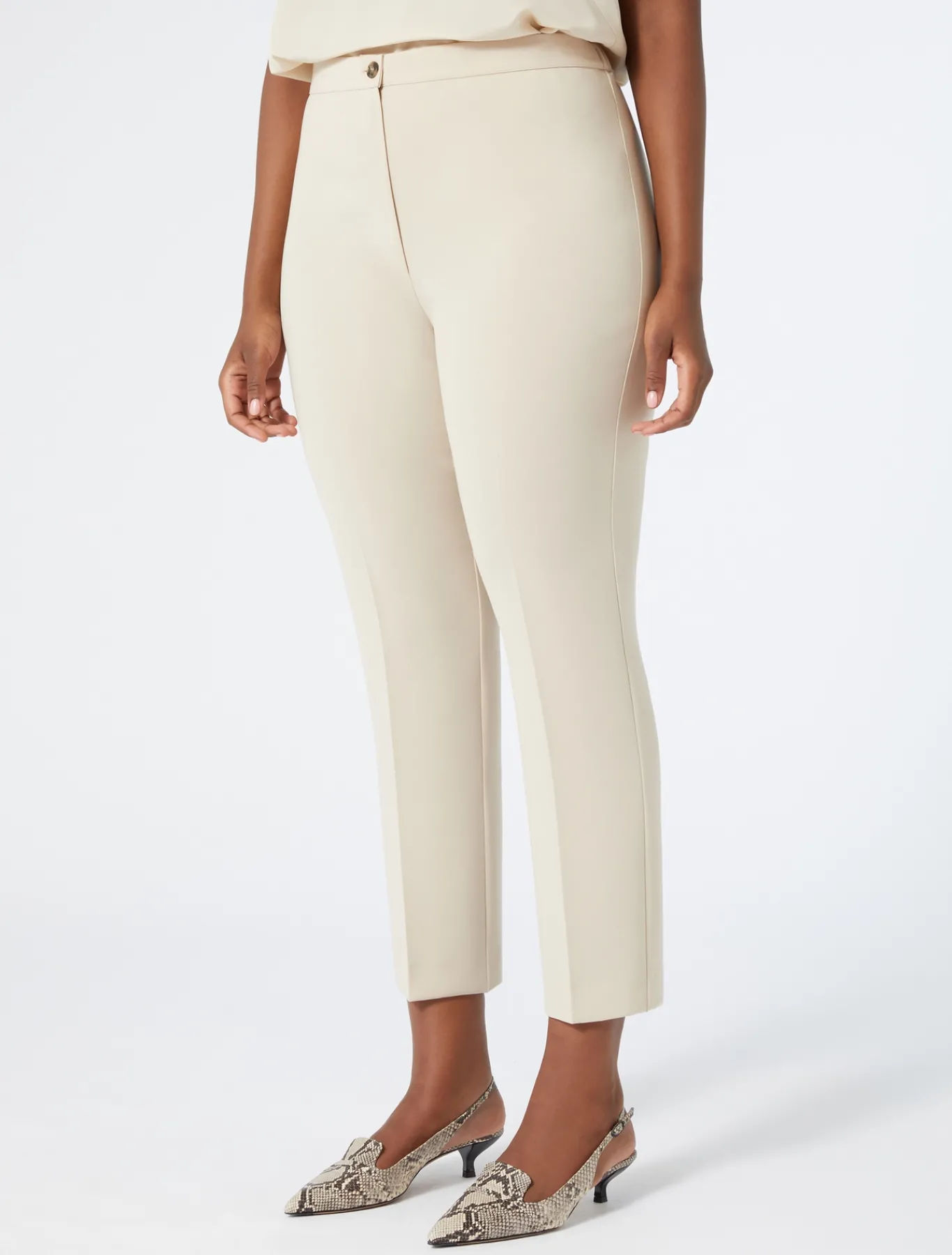 Marina Rinaldi Pantalon en cady triacétate BEIGE Best