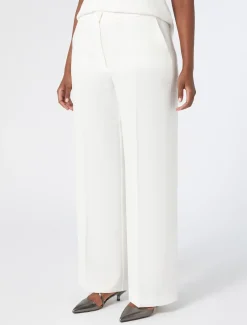 Marina Rinaldi Pantalon en cady triacétate BLANC Best