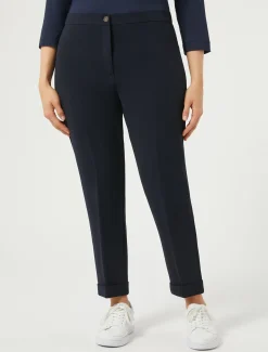 Marina Rinaldi Pantalon en cady triacétate BLEUNUIT Outlet