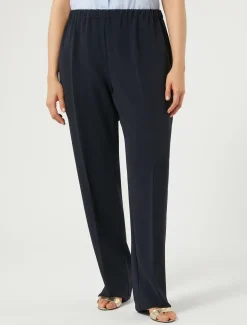 Marina Rinaldi Pantalon en cady triacétate BLEUNUIT Sale