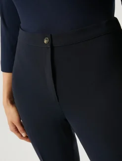 Marina Rinaldi Pantalon en cady triacétate BLEUNUIT Discount