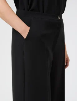 Marina Rinaldi Pantalon en cady triacétate NOIR Online