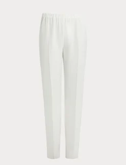 Marina Rinaldi Pantalon en cady triacétate BLANC Clearance