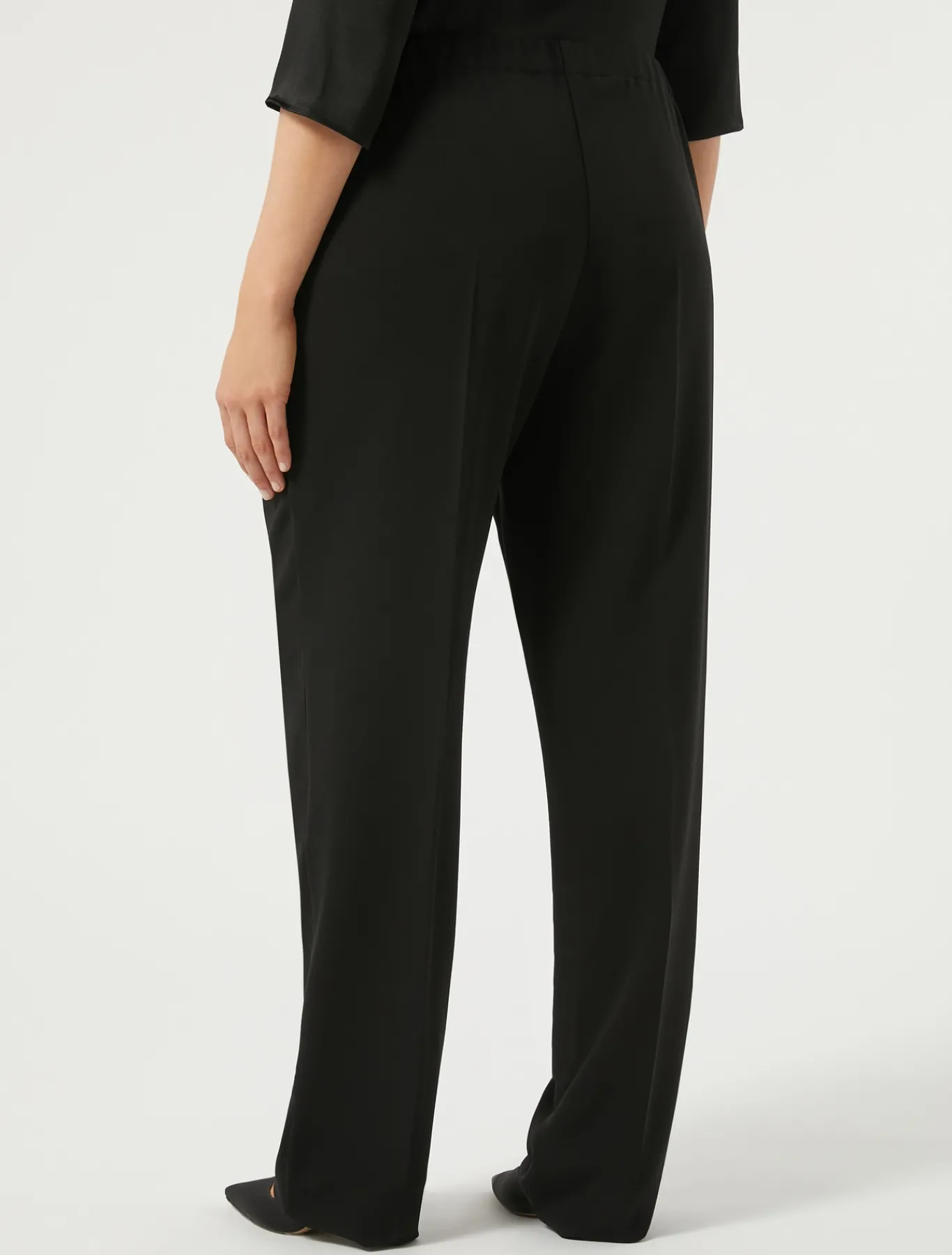 Marina Rinaldi Pantalon en cady triacétate NOIR Best
