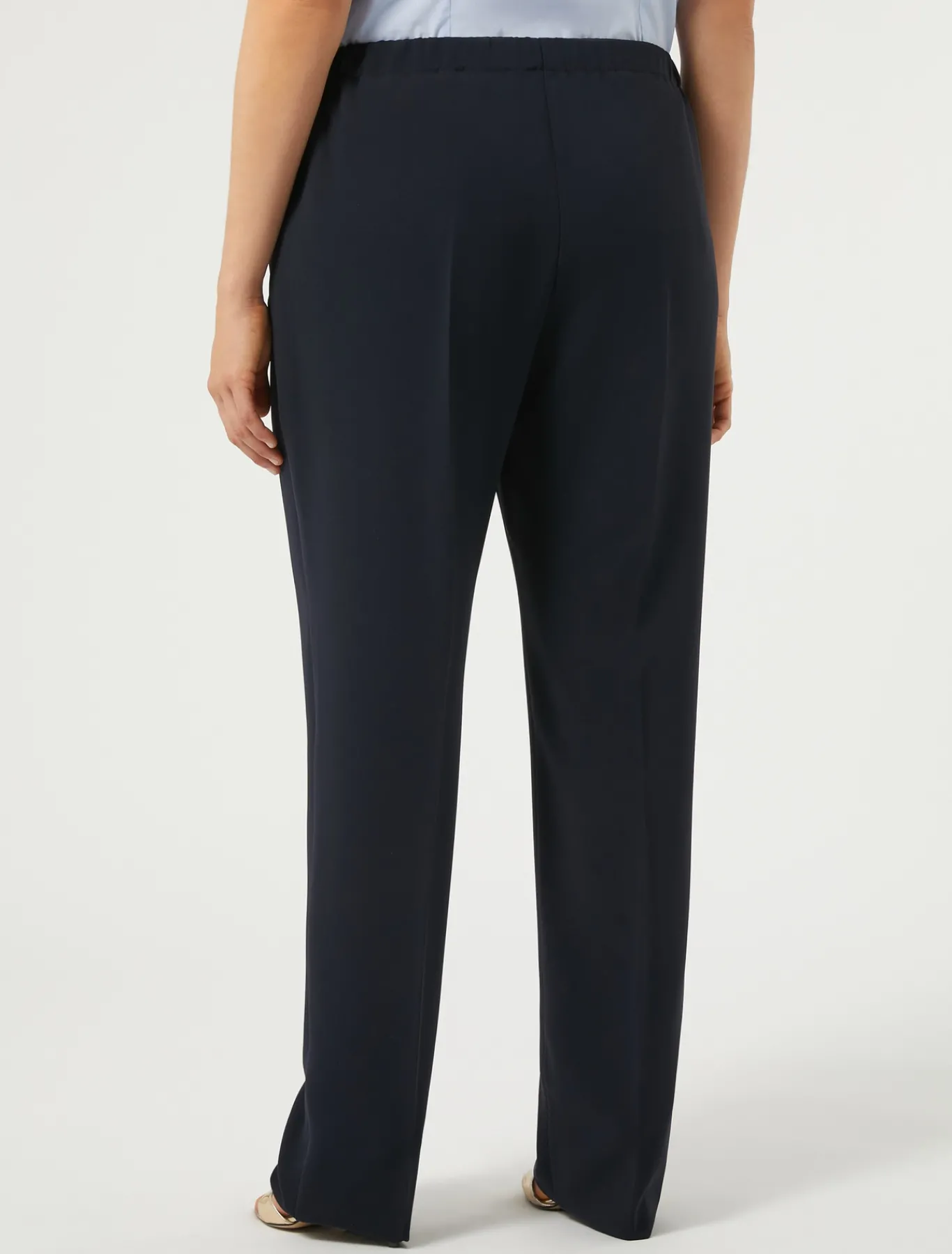 Marina Rinaldi Pantalon en cady triacétate BLEUNUIT Sale