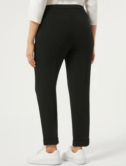 Marina Rinaldi Pantalon en cady triacétate NOIR Outlet