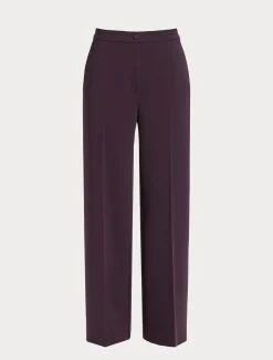 Marina Rinaldi Pantalon en cady triacétate BORDEAUX Outlet