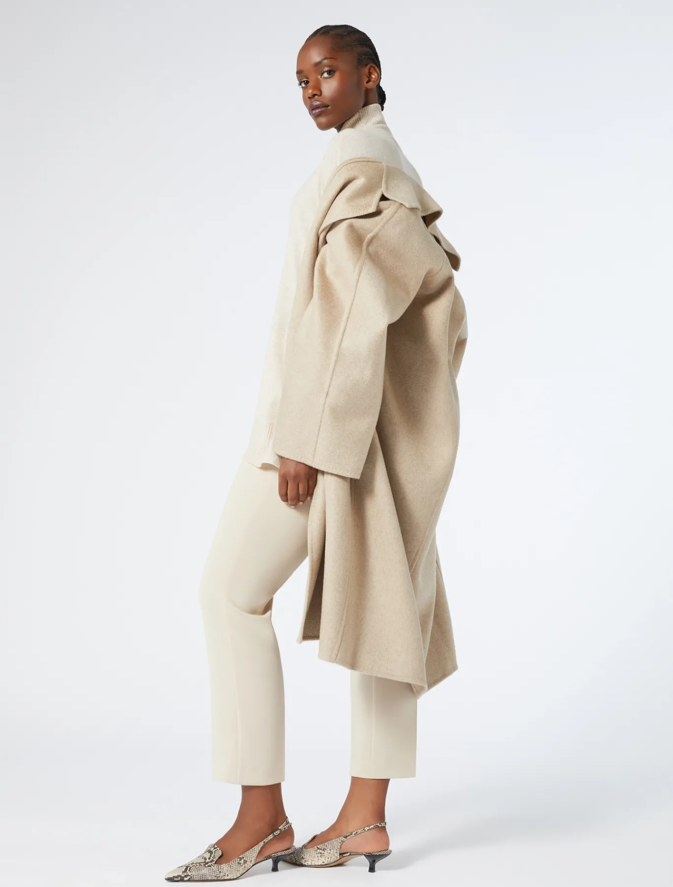 Marina Rinaldi Pantalon en cady triacétate BEIGE Best