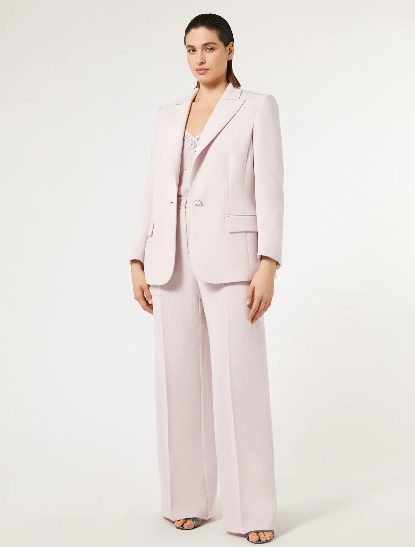 Marina Rinaldi Pantalon en cady triacétate ROSE Clearance