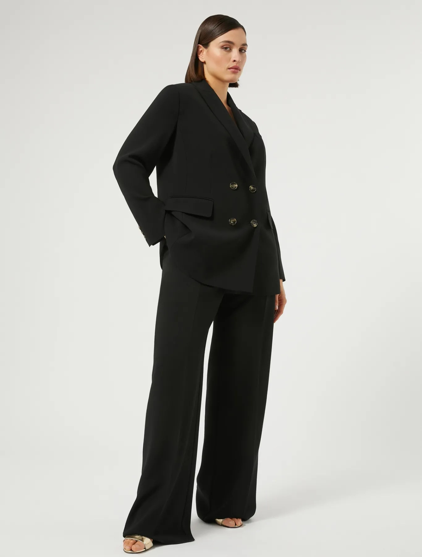 Marina Rinaldi Pantalon en cady triacétate NOIR Best