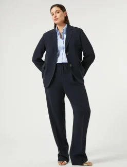 Marina Rinaldi Pantalon en cady triacétate BLEUNUIT Sale