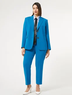 Marina Rinaldi Pantalon en cady triacétate TURQUOISE Discount