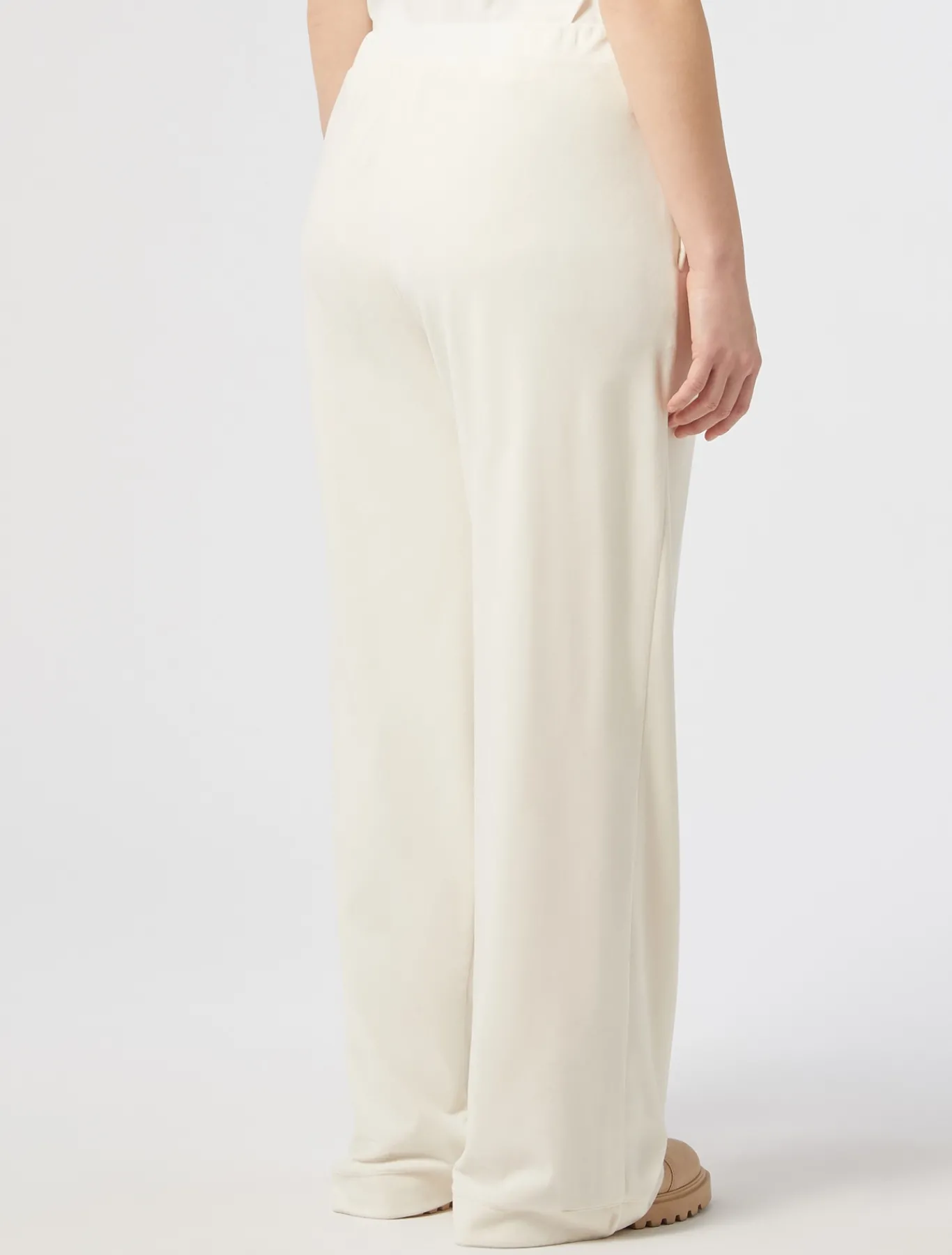 Marina Rinaldi Pantalon en chenille IVOIRE Best