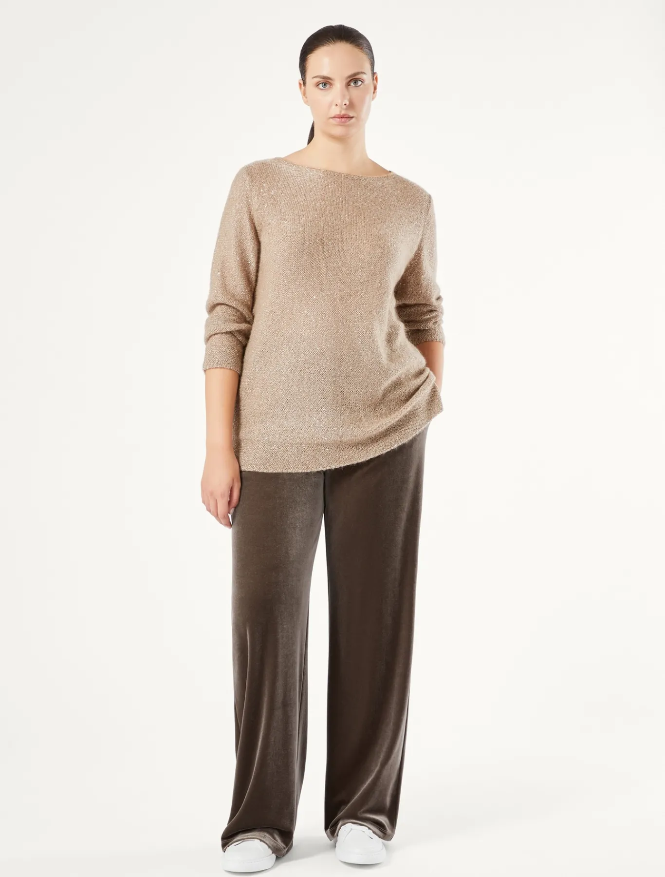 Marina Rinaldi Pantalon en chenille stretch ROCHE Hot