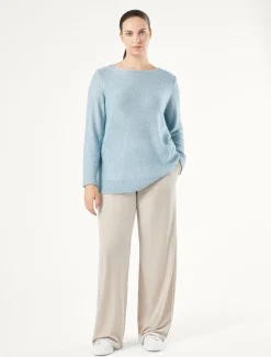 Marina Rinaldi Pantalon en chenille stretch GRISCLAIR Online