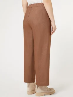 Marina Rinaldi Pantalon en coton effet denim BRONZE Best