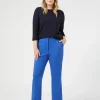 Marina Rinaldi Pantalon en coton mélangé stretch BLEUDECHINE Outlet
