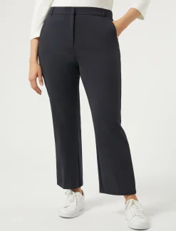 Marina Rinaldi Pantalon en coton mélangé stretch BLEUNUIT Discount