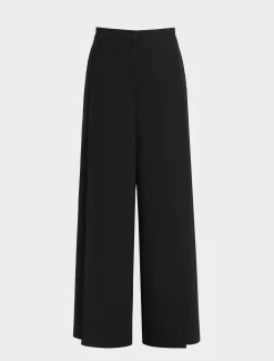 Marina Rinaldi Pantalon en crêpe de georgette NOIR Fashion