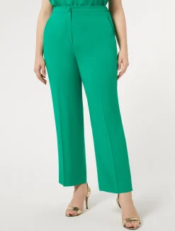 Marina Rinaldi Pantalon en crêpe envers satin VERTECLATANT Sale