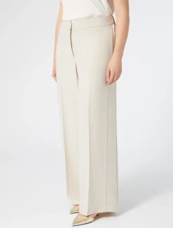 Marina Rinaldi Pantalon en crêpe envers satin BEIGE Fashion