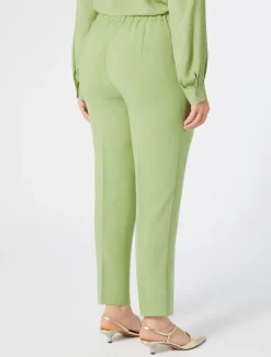 Marina Rinaldi Pantalon en crêpe envers satin VERTOLIVE Sale