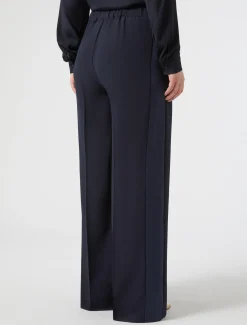 Marina Rinaldi Pantalon en crêpe envers satin BLEUNUIT Clearance